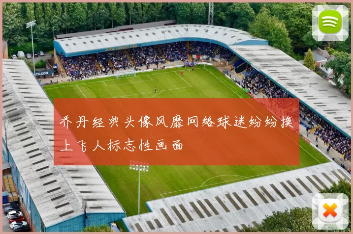 乔丹经典头像风靡网络球迷纷纷换上飞人标志性画面
