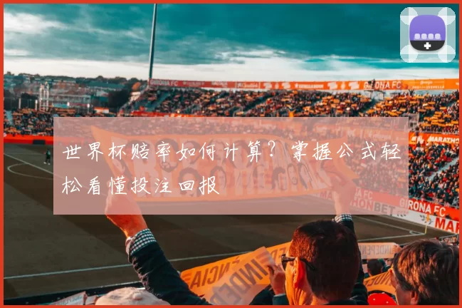 世界杯赔率如何计算?掌握公式轻松看懂投注回报