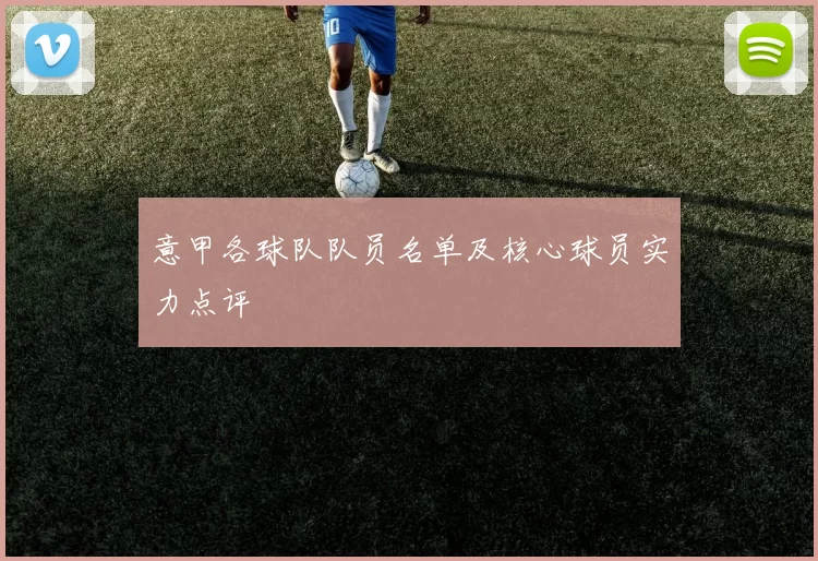 意甲各球队队员名单及核心球员实力点评