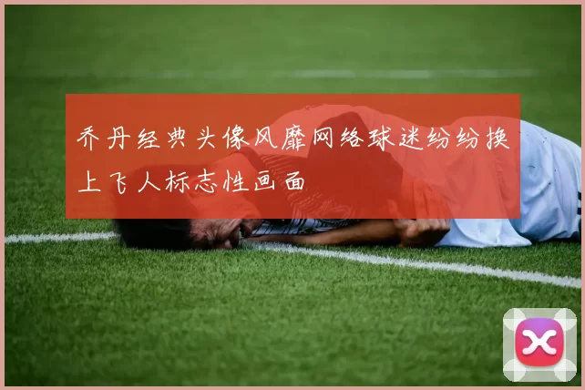 乔丹经典头像风靡网络球迷纷纷换上飞人标志性画面