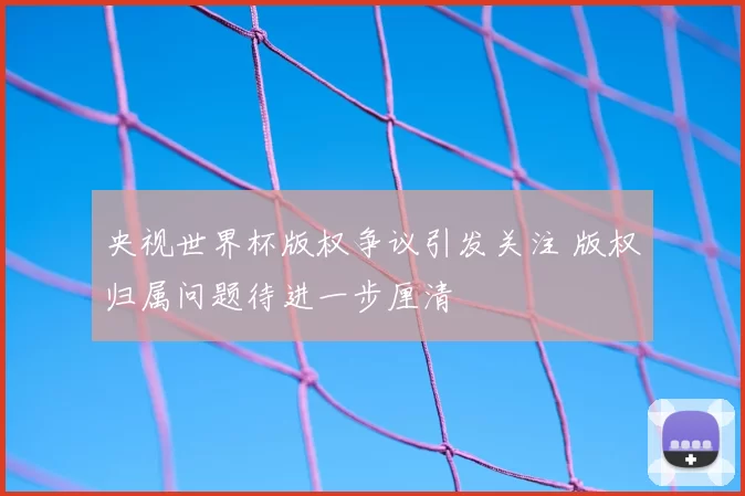 央视世界杯版权争议引发关注 版权归属问题待进一步厘清